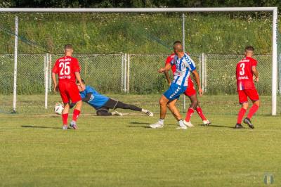 Polonia Przemyśl pokonała LKS Skołoszów 5-1. (fot. Sokół Lubaczów)