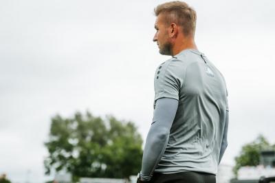 Daniel Myśliwiec nie był w najlepszym humorze po meczu z Ruchem Chorzów. (fot. Stal Rzeszów)