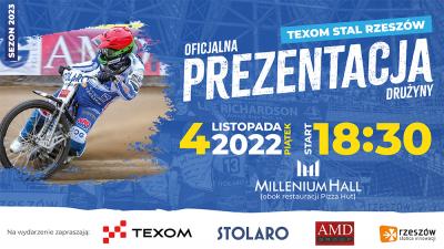 Prezentacja żużlowców Texom Stali Rzeszów już 4 listopada