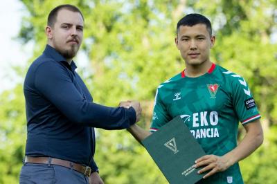 Bekzod Akhmedov był blisko gry w Lubliniance, teraz może trafić do Stali Stalowa Wola! (fot. Lublinianka)