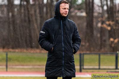 Dariusz Liana był zadowolony z inauguracji rundy wiosennej w 4 lidze. (fot. Konrad Kwolek)