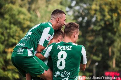 Kamil Rębisz nie zagrał w ostatnim meczu, bo miał wypadek na hulajnodze. (fot. Robert Skalski)