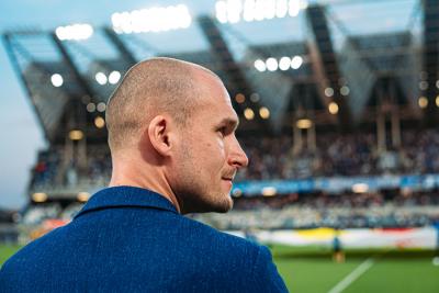 Na zdjęciu Jarosław Fojut, dyrektor sportowy Stali Rzeszów (fot. Robert Skalski)