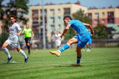 Jesus Diaz Gomez (na zdjęciu) był dziś nie do zatrzymania dla obrońców Stali Stalowa Wola! (fot. Stal Rzeszów)