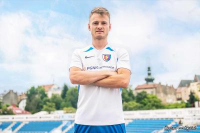 Bartłomiej Olszewski wzmocnił Karpaty Krosno (fot. Konrad Kwolek)