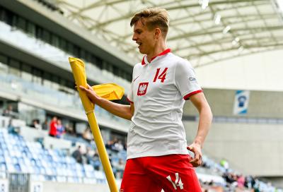 Mateusz Skoczylas jest etatowym reprezentatem Polski do lat 17 (fot. UEFA.com)