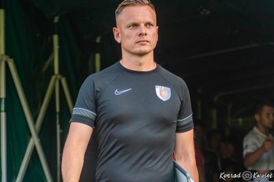 Dariusz Liana obiecuje, że Karpaty Krosno zmażą tę plamę w kolejnym meczu! (fot. Konrad Kwolek)