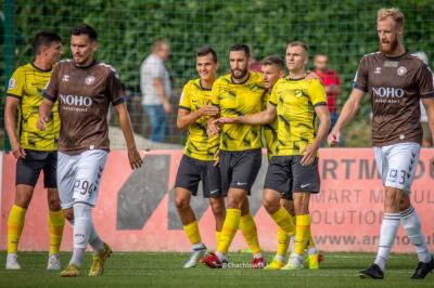 Wieczysta Kraków rozbiła KS Wiązownica aż 7-0 (fot. @Chachlowska / archiwum)