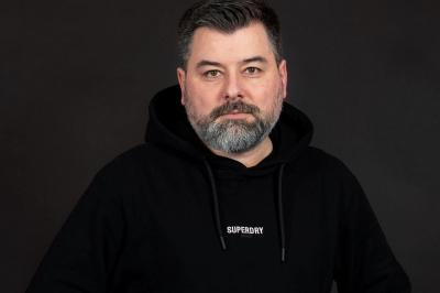 Na zdjęciu Paweł Bukała, rzecznik prasowy Resovii.