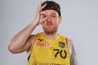 Bartosz Czerwonka przed sezonem trafił do Muszynanki Domelo Sokoła Łańcut z OPTeam Stolaro Resovii. (fot. Sokół Łańcut)