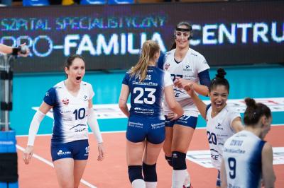 PGE Rysice Rzeszów nie dały szans BKSowi BOSTIK ZGO Bielsko-Biała. Fot. Monika Pliś