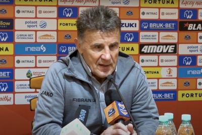 Marek Zub po meczu z Odrą Opole: Szkoda tych punktów w końcówce rundy