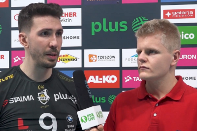  Alexandre Ferreira w rozmowie z Maksymilianem Kłękiem. (fot. własne)