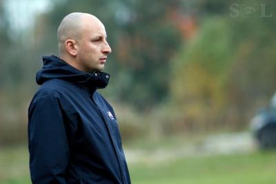 Bartosz Grudowski nowym szkoleniowcem rezerw Pogoni-Sokół Lubaczów (fot. Pogoń-Sokół Lubaczów)