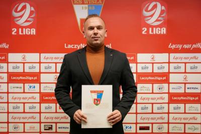 Mikołaj Raczyński nowym trenerem Wisły Puławy (fot. Wisła Puławy)