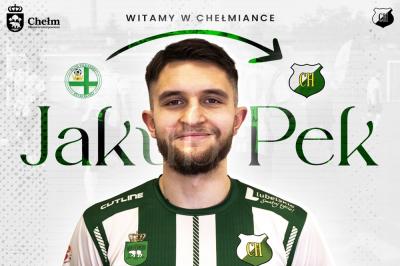Jakub Pek dołączył do Chełmianki Chełm (fot. Chełmianka Chełm)