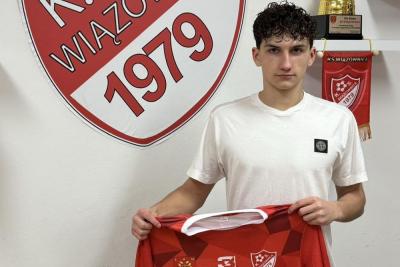 Jakub Ożóg nowym zawodnikiem KS Wiązownica! (fot. KS Wiązownica/ facebook)