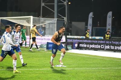 Piotr Wlazło zdobył bramkę na wagę trzech punktów! (fot. Stal Mielec)