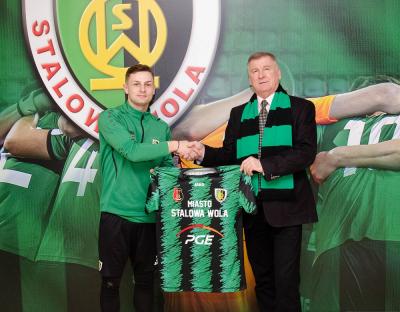 Patryk Zaucha podpisał kontrakt ze Stalą Stalowa Wola (fot. Stal Stalowa Wola)