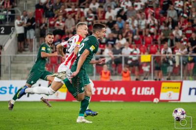 W rundzie jesiennej Resovia pokonała Zagłębie Sosnowiec 1-0 (fot. P. Golonka/ Resovia)