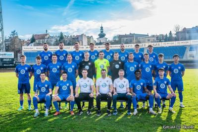 Kadra Karpat Krosno na rundę wiosenną sezonu 2023/24 (fot. Konrad Kwolek/Karpaty Krosno)