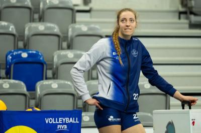 Weronika Szlagowska przez ostatnie dwa lata była głównie rezerwową w Rysicach. (fot. Monika Pliś/Rysice Rzeszów)