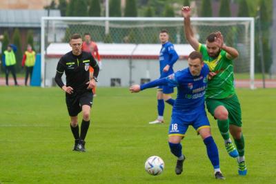 Ekoball Stal Sanok pokonała Cosmos Nowotaniec 1-0 (fot. Tomasz Sowa)