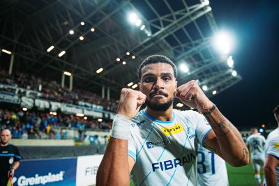 Adler Da Silva strzelił w tym sezonie dla Stali Rzeszów 8 goli i jest najskuteczniejszym strzelcem drużyny (fot. Robert Skalski / Stal Rzeszów)