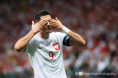 Robert Lewandowski wraca do wyjściowego składu na mecz z Austrią (fot. Robert Skalski)
