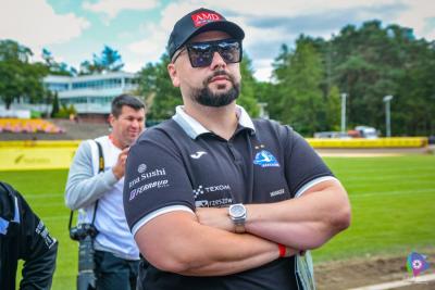 Na zdjęciu Paweł Piskorz, meneger Texom Stali Rzeszów (fot. Jakub Malec)