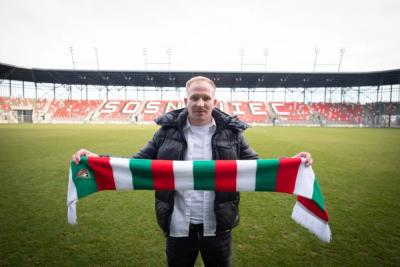 Bartłomiej Wasiluk piłkarzem Zagłębia Sosnowiec (fot. Zagłębie Sosnowiec)