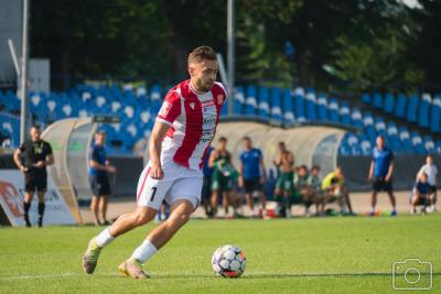 Kamil Mazek nie będzie dłużej piłkarzem Resovii (fot. P. Golonka/ Resovia)