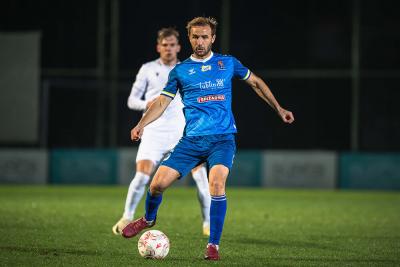 Motor Lublin (niebieskie stroje) pokonał Dinamo Batumi w ostatnim sparingu przed ligą (fot. Motor Lublin)