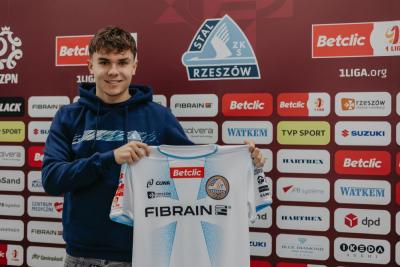 Ksawery Kukułka nowym piłkarzem Stali Rzeszów (fot. Stal Rzeszów)