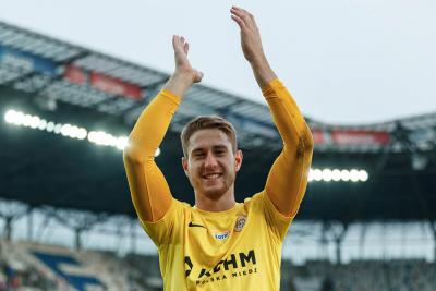 Kacper Bieszczad zamienił Zagłębie Lubin na portugalski FC Vizela (fot. zaglebie.com)