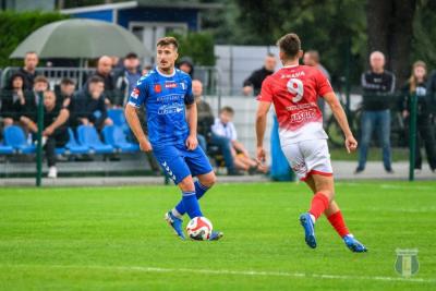Sebastian Duda (z lewej) odchodzi z Pogoni-Sokół Lubaczów (fot. Pogoń-Sokół Lubaczów)