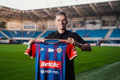 Dominik Kądzior ma zostać nowym piłkarzem Stali Mielec. Transfer jest blisko finalizacji (fot. Piast Gliwice)
