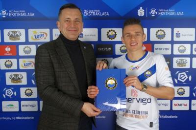 Damian Kądzior dołączył do Stali Mielec (fot. FKS Stal Mielec)