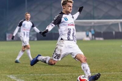 Bruno Żołądź ma zostać piłkarzem Pogoni-Sokoła Lubaczów. (fot. Sandecja Nowy Sącz)