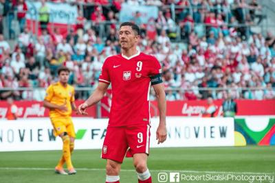 Robert Lewandowski zdobył decydującego gola w meczu z Litwą i zapewnił biało-czerwonym trzy punkty (fot. Robert Skalski / archiwum)