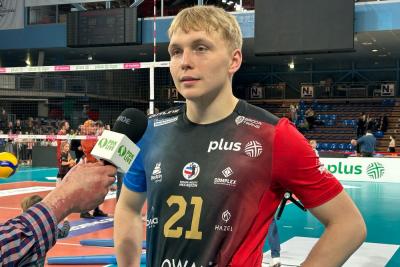 Mateusz Szpernalowski nie chciał zdradzić, gdzie będzie grał w przyszłym sezonie. (fot. własne)