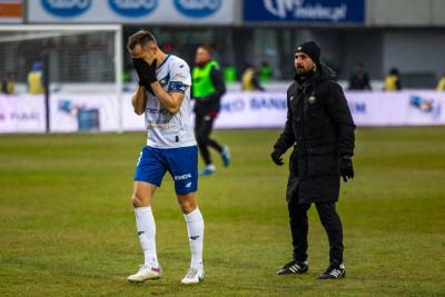 Stal Mielec przegrała z Lechią Gdańsk w dramatycznych okolicznościach (fot. Anna Jajkiewicz/ FKS Stal Mielec)