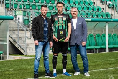 Łukasz Furtak związał się ze Stalą Stalowa Wola nowym kontraktem (fot. Daniel Tracz/ Stal Stalowa Wola)