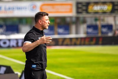 Na zdjęciu Ivan Djurdjević, trener Stali Mielec (fot. stalmielec.com)