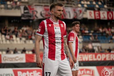 Radosław Adamski nie będzie dłużej piłkarzem Resovii (fot. P. Golonka/ Resovia)