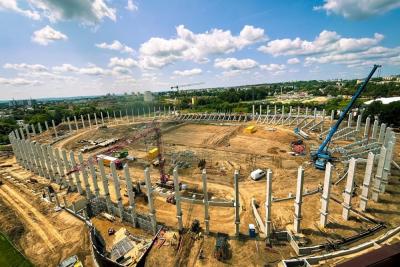 Podkarpackie Centrum Lekkiej Atletyki powstaje w Rzeszowie przy ul. Wyspiańskiego 22 (fot. Resovia)
