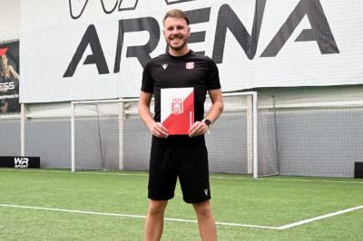 Bartosz Szelong nowym trenerem bramkarzy Resovii (fot. Resovia)