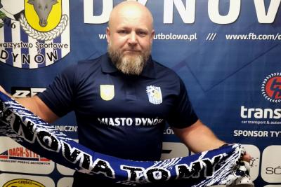 Grzegorz Sitek w sezonie 2025/2026 będzie szkoleniowcem Dynovii Dynów (fot. facebook.com/dynoviadynow)