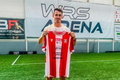 Jan Silny został nowym napastnikiem Resovii! (fot. Resovia)
