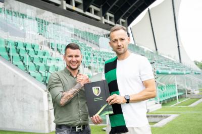 Krystian Getinger piłkarzem Stali Stalowa Wola! (fot. Stal Stalowa Wola)